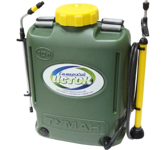 Изображение товара Опрыскиватель гидравлический ранцевый ЛЕТО Туман 10л ОГ-103 28339