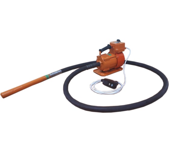 Изображение товара Комплект глубинного вибратора ВИБРОМАШ ВИ-1-13-3 вал 1=4,5 м. + наконечник O 38 220 v ВИ1133 К4