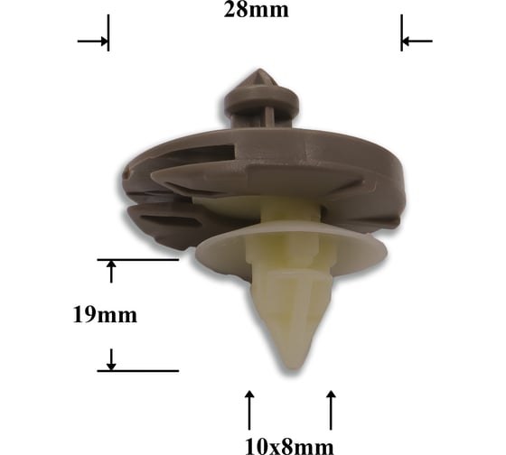 Изображение товара Автокрепеж для VAG 10 шт 1H0868243B КрепАвто 0900