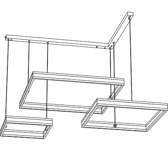 Изображение товара Люстра подвесная Citilux Дуэт LED с пультом Белая CL719K310