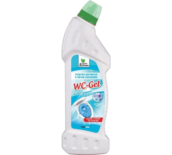 Изображение товара Средство для мытья и чистки сантехники Прохим "WC-Gel" кислотное, 750 мл CG8074