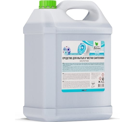 Изображение товара Средство для мытья и чистки сантехники Прохим "WC-Gel" кислотное, 5 кг CG8055