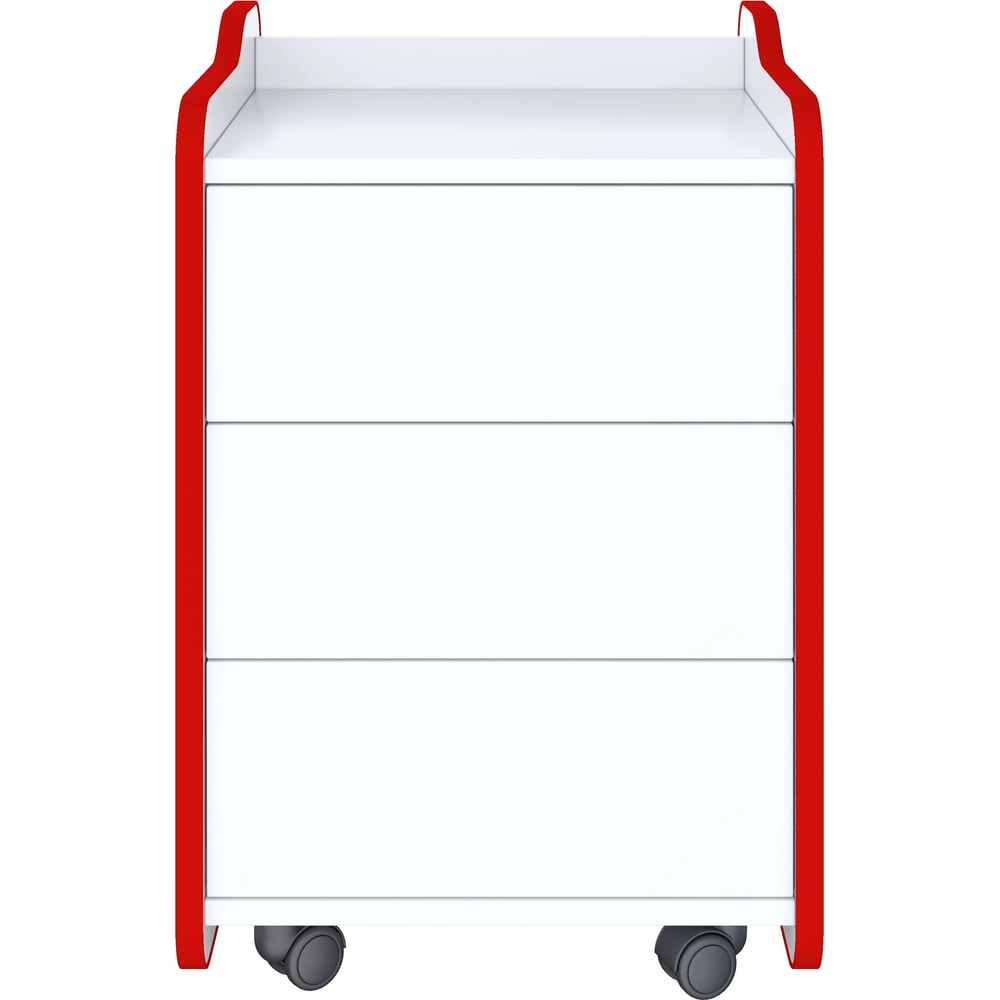 Тумба для игрового компьютерного стола VMMGame CASE 40 WHITE RED CS-1WERD