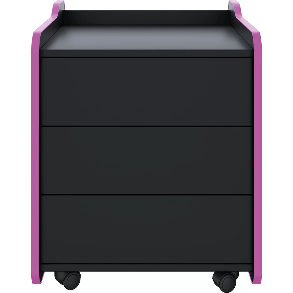 Тумба для игрового компьютерного стола VMMGame CASE 50 BLACK PURPLE CS-2BKPU