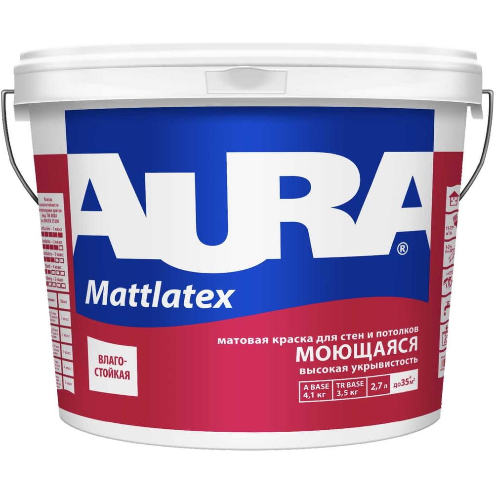 Изображение товара Краска Aura Mattlatex 2,7л K0339