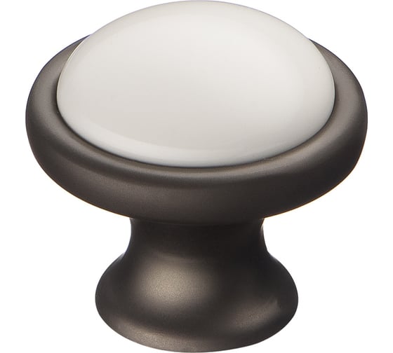 Изображение товара Ручка-кнопка c фарфором KERRON серый KF07-11 GF