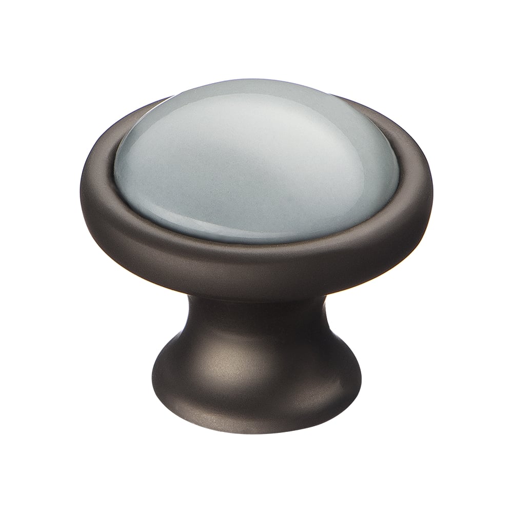 Изображение товара Ручка-кнопка KERRON с фарфором серого цвета KF07-12 GF