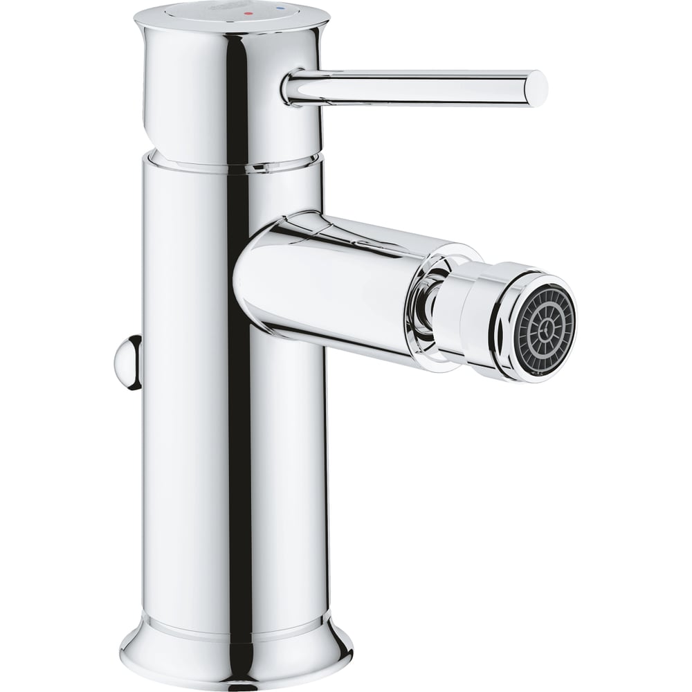 фото Смеситель для биде grohe bauclassic со сливным гарнитуром 32864000