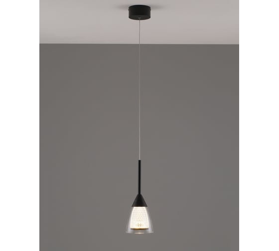 Изображение товара Светильник подвесной светодиодный Moderli Leina, черный V10869-PL
