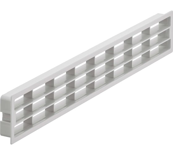 Изображение товара Вентиляционная решетка 458x65 мм, пластик, серый Hafele 571.77.500