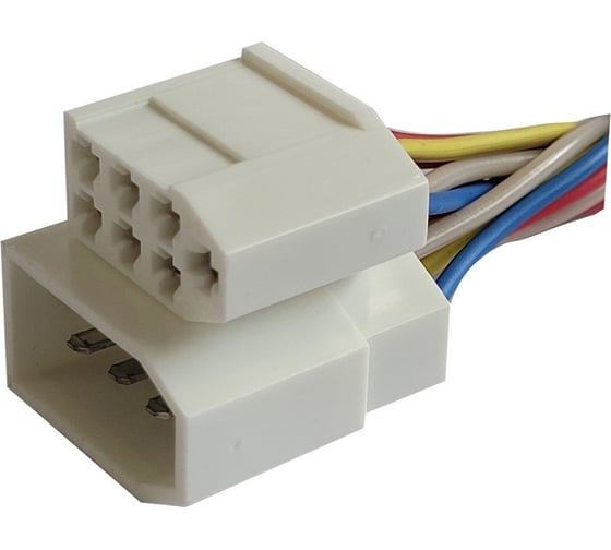 Изображение товара Колодка соединительна Nord-Yada 7 конт. 2,8мм гнездо+штырь с проводами 0,50 TM Nord YADA 909617