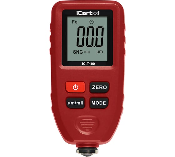 Изображение товара Толщиномер лакокрасочных покрытий iCartool IC-T100