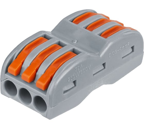 Изображение товара Монтажные клеммы Navigator NTC-R-3x3-6-B5, 5шт в упаковке 14222