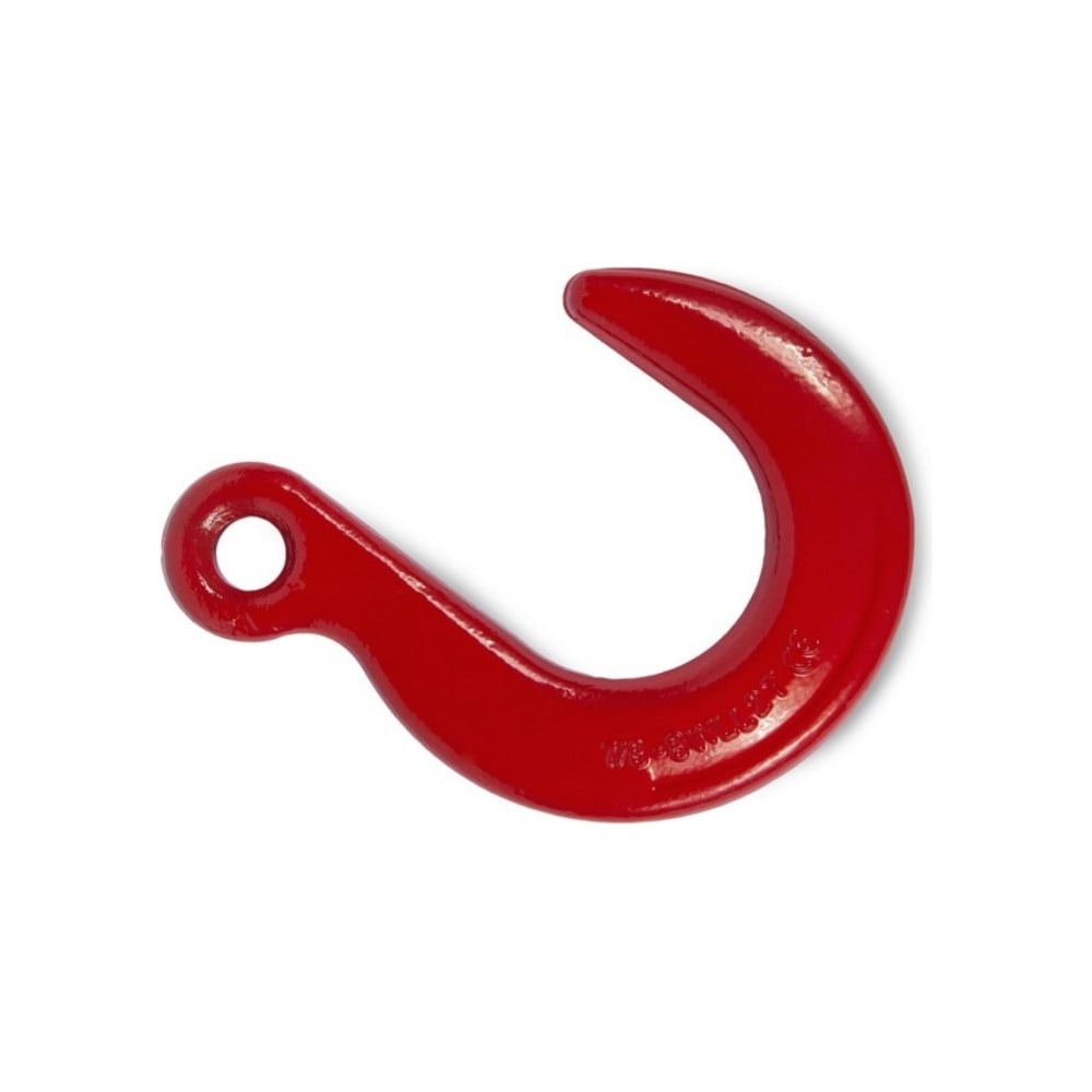 Изображение товара Крюк грузовой с широким зевом 3.15 т, красный, для тяжелых грузов