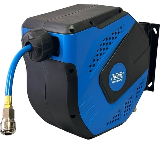 Изображение товара Шланг пневматический 15 м, 8х12 мм, PVC в самоскручивающейся катушке NORM ASN-0812-15-PVC