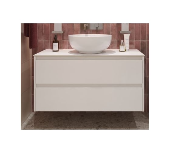 Изображение товара Подвесная тумба со столешницей и накладной раковиной BelBagno KRAFT 80 KRAFT80BO-KEPBO-1077-SET