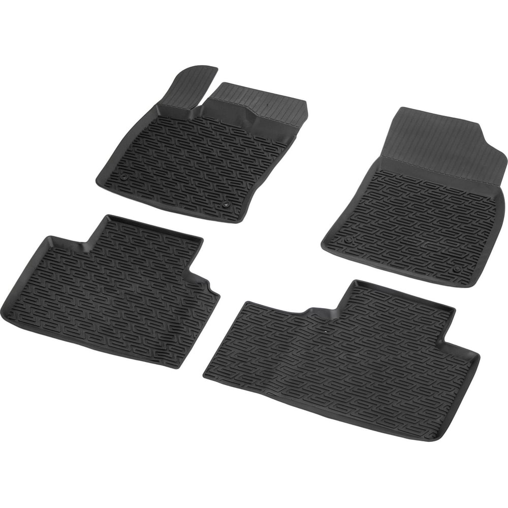 Изображение товара Коврики в салон Rival для Geely Atlas II 2WD 2023 н.в. литьевой полиуретан защитные бортики