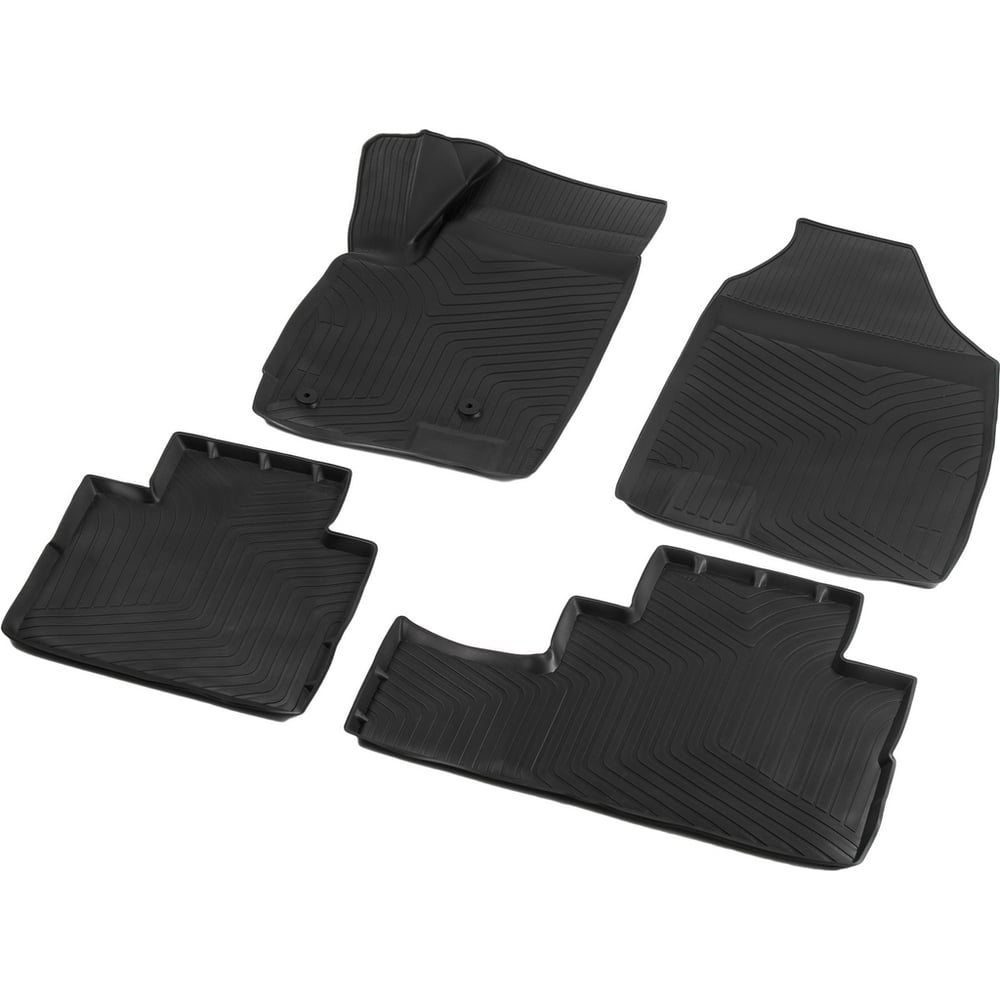 Изображение товара Коврики салона Rival для Jetour X70 Plus 2020 5 мест полиуретан черные