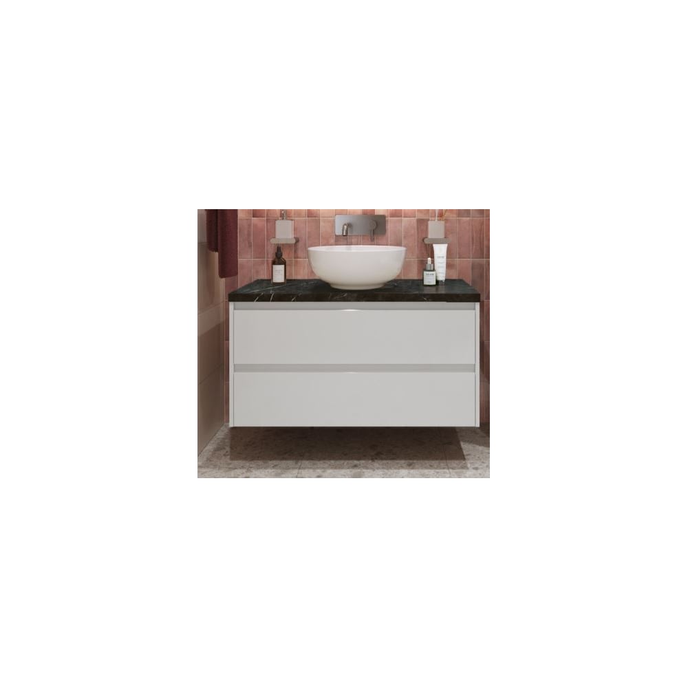 Изображение товара Подвесная тумба со столешницей и накладной раковиной BelBagno KRAFT 80 KRAFT80BO-KEPMNO-1077-SET