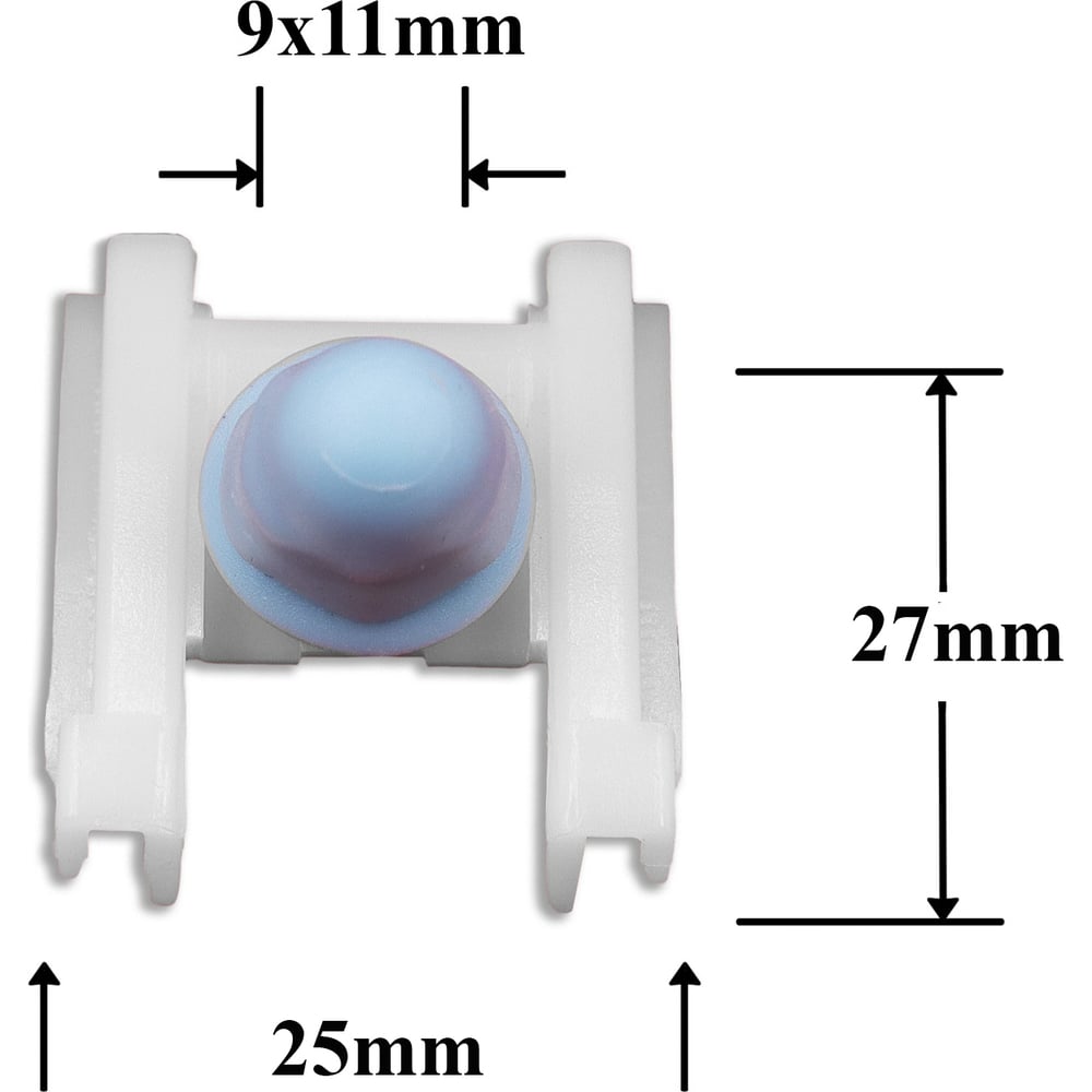 Изображение товара Автокрепеж для Volkswagen 10 шт 3B0853576 крепление для молдингов пластик