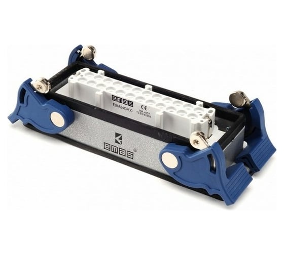 Изображение товара Низкая розетка Emas 4-фиксатора, для панели, 24 полюса, 16А, 400В. EBM24PM44