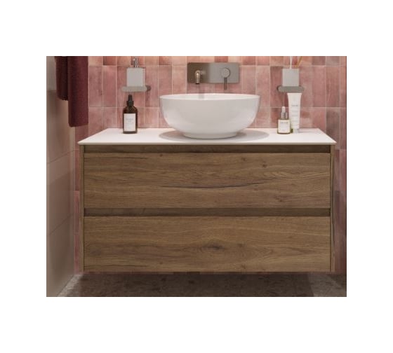 Изображение товара Подвесная тумба со столешницей и накладной раковиной BelBagno KRAFT 80 KRAFT80RT-KEPBO-1077-SET