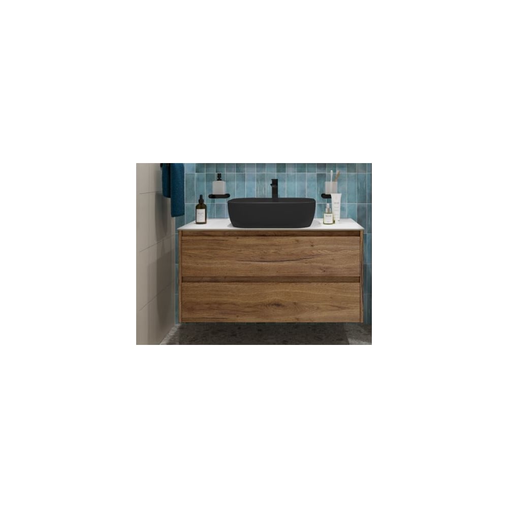 Изображение товара Подвесная тумба с раковиной BelBagno KRAFT 80 современная мебель для ванной