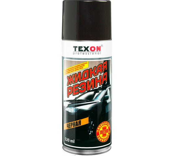 Изображение товара Жидкая резина TEXON 520 мл, черная TX181438