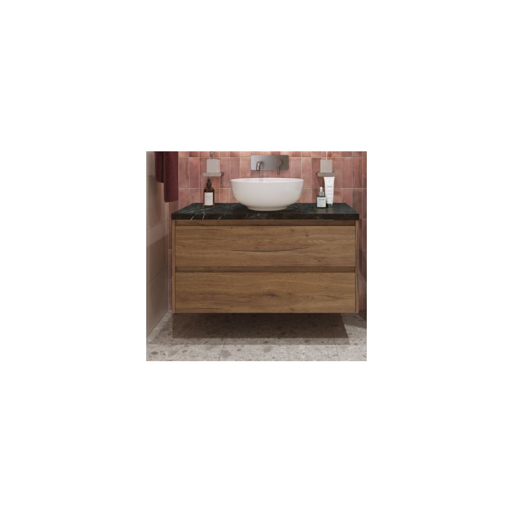 Изображение товара Подвесная тумба со столешницей и накладной раковиной BelBagno KRAFT 80 KRAFT80RT-KEPMNO-1077-SET
