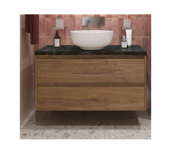 Изображение товара Подвесная тумба со столешницей и накладной раковиной BelBagno KRAFT 80 KRAFT80RT-KEPMNO-1077-SET