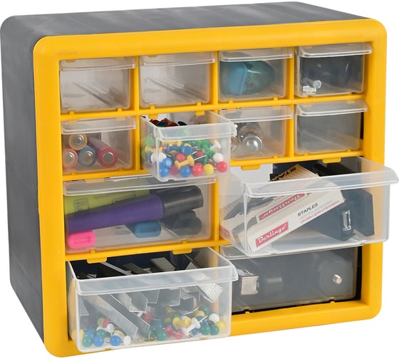 Изображение товара Органайзер-кабинет HL3045-B 12 ячеек 26.5x16x23.5см KITOKI М0947454