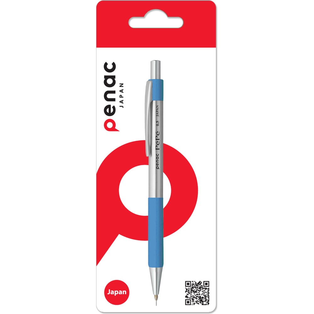 Изображение товара Механический карандаш Penac Pepe 0.5 мм HB металлический голубой