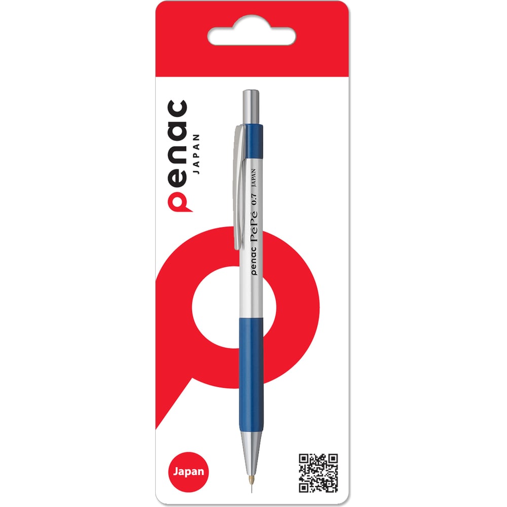 Изображение товара Механический карандаш Penac Pepe 0.7 мм HB металл синий в блистере SB0103-11/B