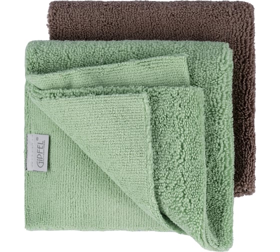 Изображение товара Набор салфеток GIPFEL CLEAN SERIES 2 шт., 30x30 см, для удаления пыли, 80% полиэстер, 20% полиамид 52420