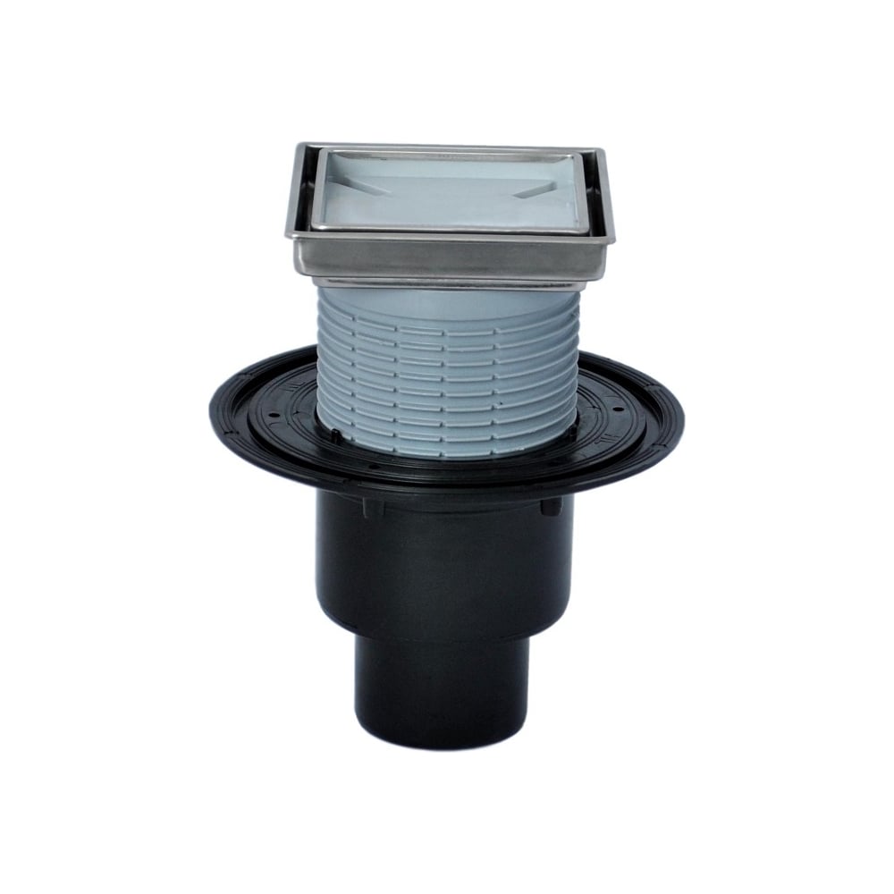 Изображение товара Трап HL с "сухим" сифоном, с надставным элементом 3020 с вертикальным выпуском DN50/75/110 HL 310NPr-3020