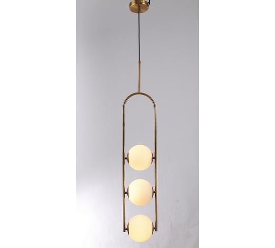 Изображение товара Подвес Elvan 7582/3-E14-GlMl золотой, плафон молочный PD-7582/3-E14-GlMl