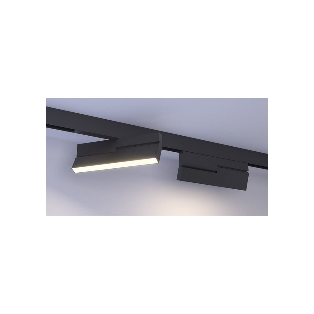 Изображение товара Светильник трековый магнитный Elvan 1011 48V 12W теплый белый черный