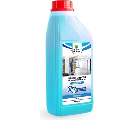 Изображение товара Моющее средство с дезинфицирующим эффектом Прохим "Disinfector" концентрат, 1 л CG8005
