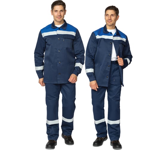 Изображение товара Костюм летний Прабо " Стандарт 1" т.синий/василёк р-р 60-62/182-188 31266