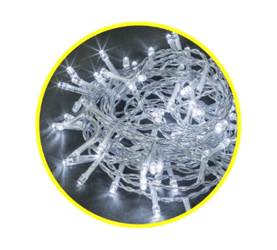 Изображение товара Гирлянда Navigator NGF-S01-30CW-5-1.8m-2AA-TR-IP20 61790