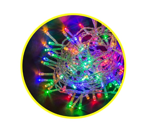 Изображение товара Гирлянда Navigator NGF-S01-30RGBY-5-1.8m-2AA-TR-IP20 61788