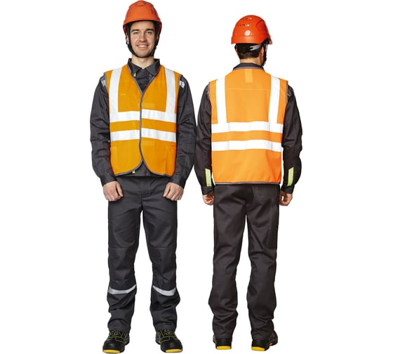 Изображение товара Жилет сигнальный Прабо " Спектр Лайт 3" оранжевый р-р 40-42 (40) 19531