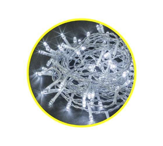 Изображение товара Гирлянда Navigator NGF-S01-50CW-5-4m-230-C8-TR-IP20 61797