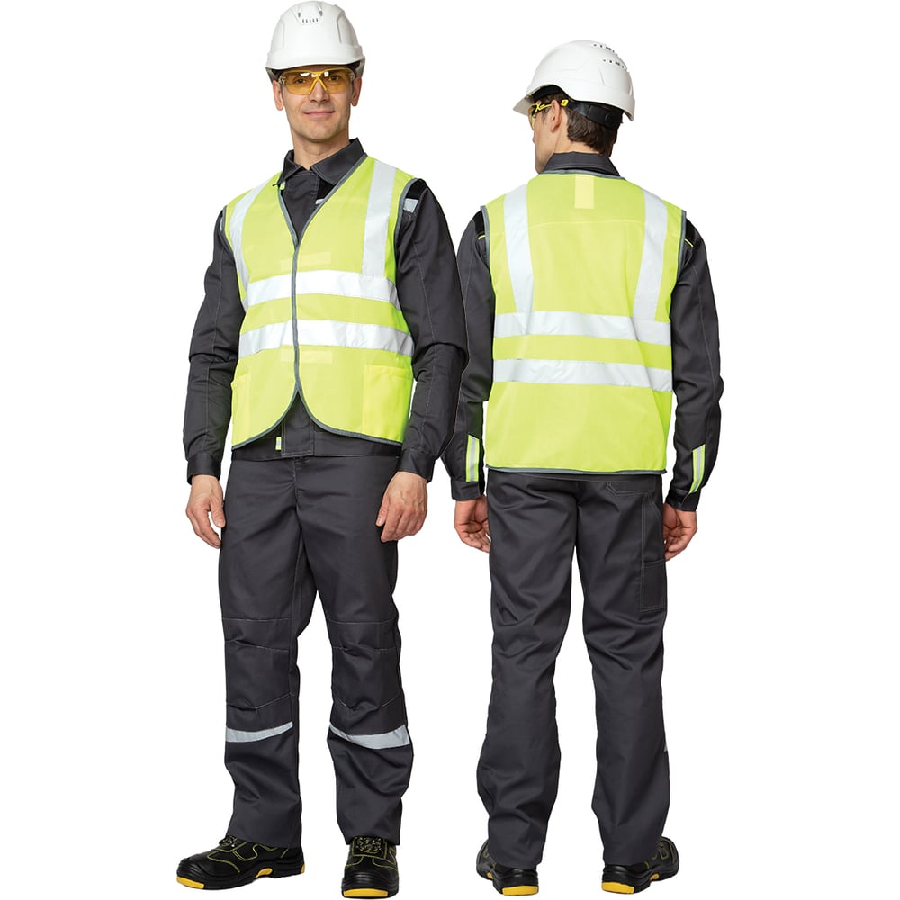 Изображение товара Сигнальный жилет Прабо Спектр Лайт 3 лимонный 40-42 - светоотражающий жилет для безопасности