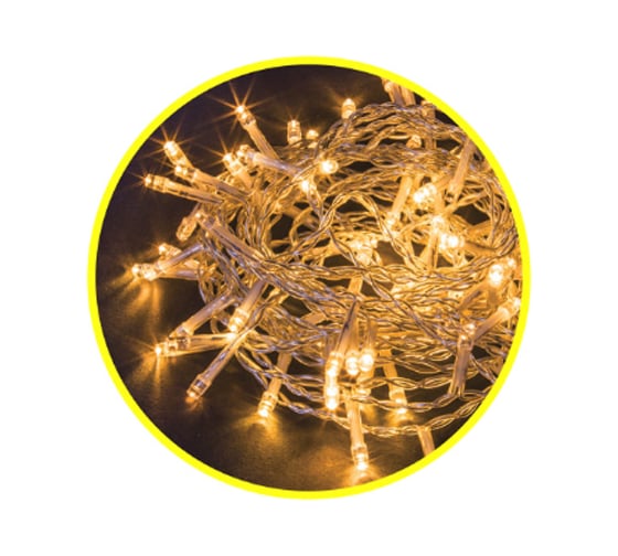 Изображение товара Гирлянда Navigator NGF-S01-50WW-5-3m-3AA-TR-IP20 61800