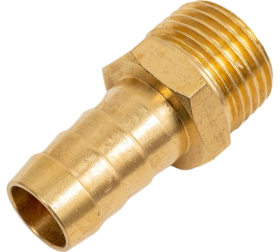 Изображение товара Штуцер пневматический наружная резьба 1/2" - елочка 12 мм Forsage F-MH08/08(58734)
