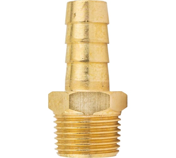 Изображение товара Штуцер пневматический наружная резьба 3/8" - елочка 10 мм Forsage F-MH06/06(58729)