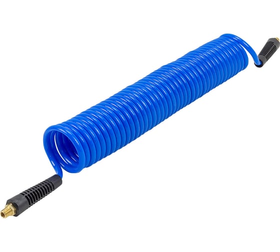 Изображение товара Шланг витой полиуретановый 6.5х10 мм, 10 м, с резьбовыми наконечниками 1/4" Forsage F-AHC-48B(58666)