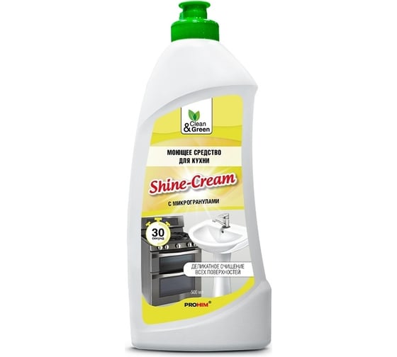 Изображение товара Моющее средство для кухни Прохим  "Shine-Cream" антижир, крем, 500 мл CG8077