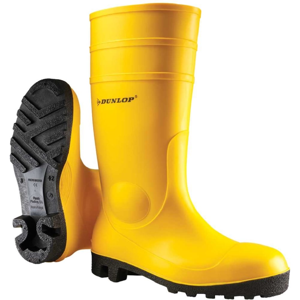 Изображение товара Длинные защитные сапоги DUNLOP PROTOMASTOR FULL SAFETY S5 SRA унисекс желтые 46